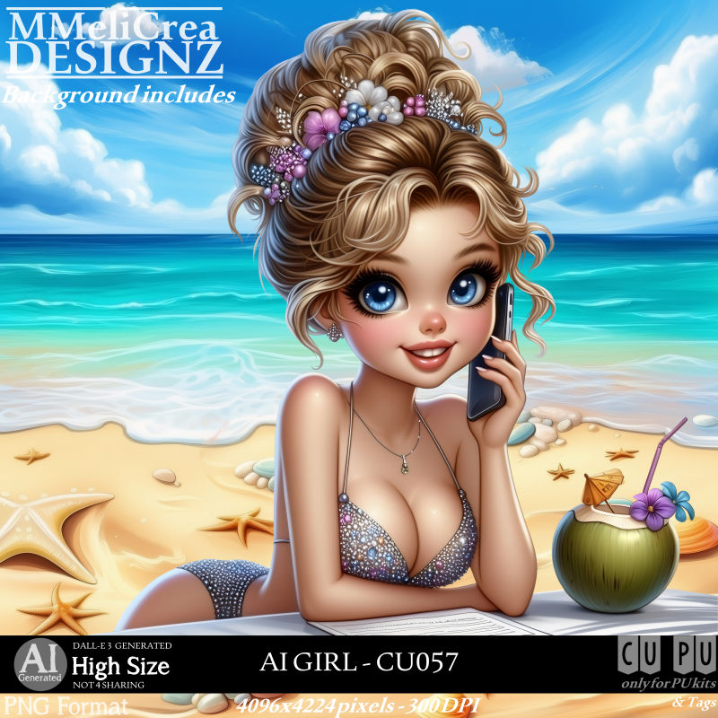 AI - GIRL CU057 (CU4PU/PNG) (image for) AI - GIRL CU057 (CU4PU/PNG)